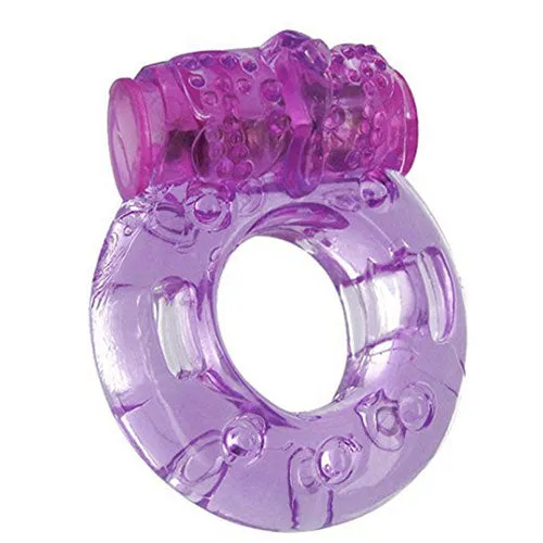 OliviaOcean Male Sex Toys Vibrating Cock Ring it Vibrates Balls or Clitoris with FREE BATTERIES