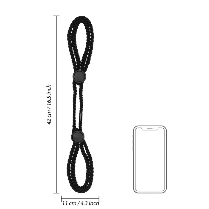Ouch Adjustable Rope Hand Cuffs Shots Toys Couples Ouch Adjustable Rope Hand Cuffs Shots Toys Couples