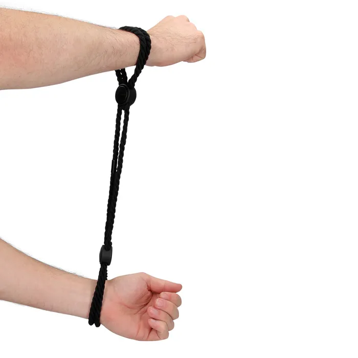 Ouch Adjustable Rope Hand Cuffs Shots Toys Couples Ouch Adjustable Rope Hand Cuffs Shots Toys Couples