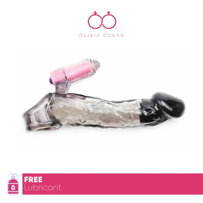 Penis extender Enhancing Cock Sleeve Ring Strong Gspot Vibrator Sex Toy Olivia Ocean Male Sex Toys Penis extender Enhancing Cock Sleeve Ring Strong Gspot Vibrator Sex Toy Olivia Ocean Male Sex Toys