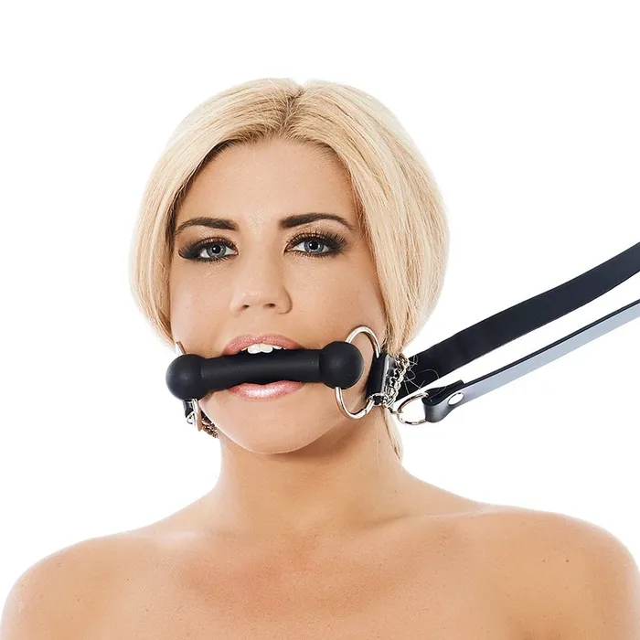 Restraints Leather Horse Bit Gag And Reins Rimba
