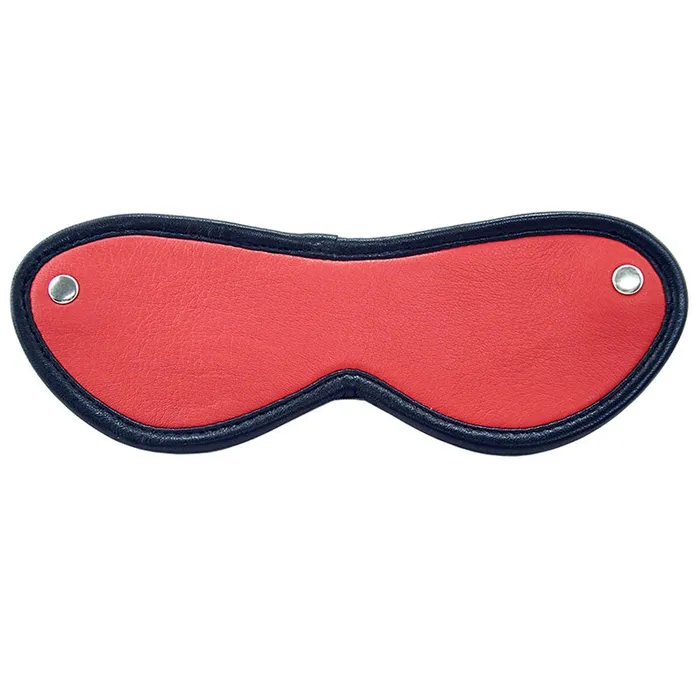 Rouge Garments Restraints Red Leather Blindfold by Rouge Garments