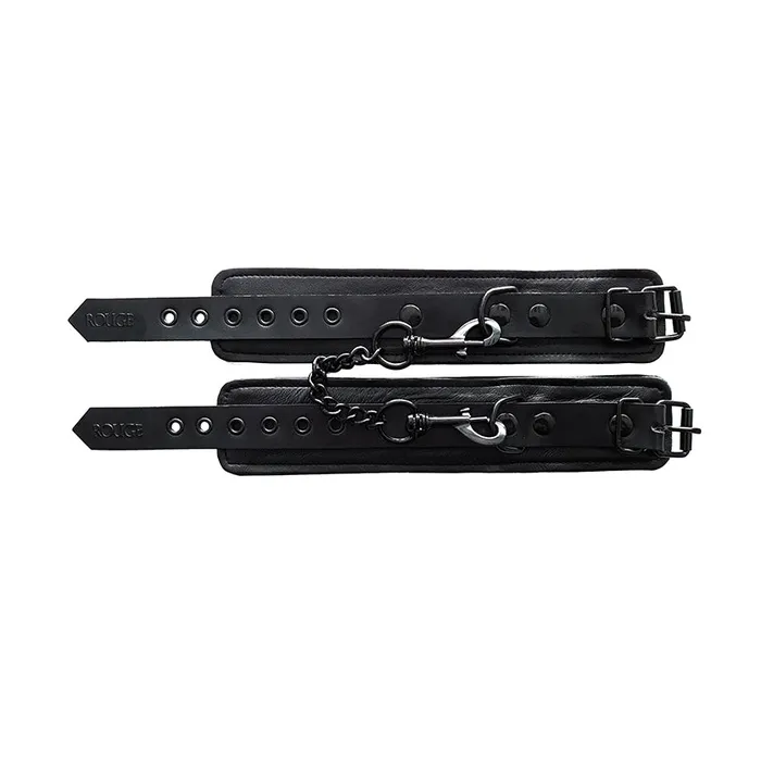 Rouge Garments Restraints Rouge Garments Plain Black Wrist Cuffs Rouge Garments Restraints Rouge Garments Plain Black Wrist Cuffs