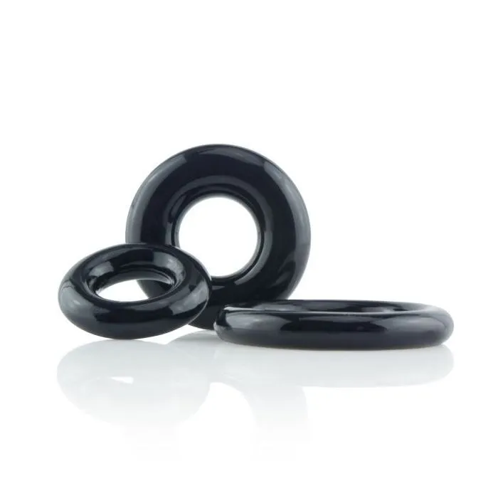 Screaming O Screaming O RingO x3 Cock Rings Black Dildos