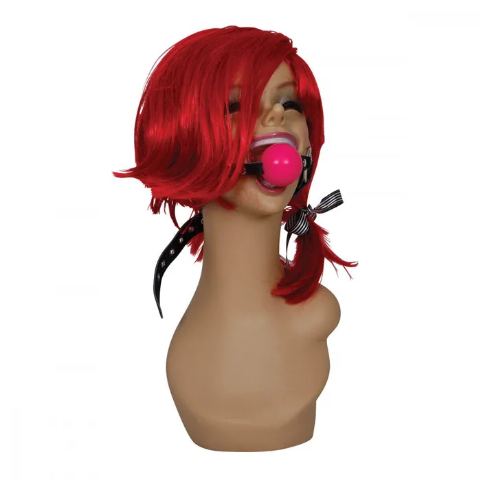 Sex Kitten Silicone Ball Gag Pink Sex Kitten Couples
