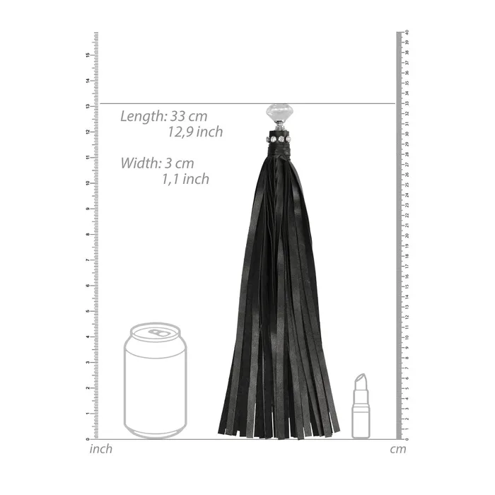 Shots Toys Couples Ouch Diamond Studded Flogger Shots Toys Couples Ouch Diamond Studded Flogger