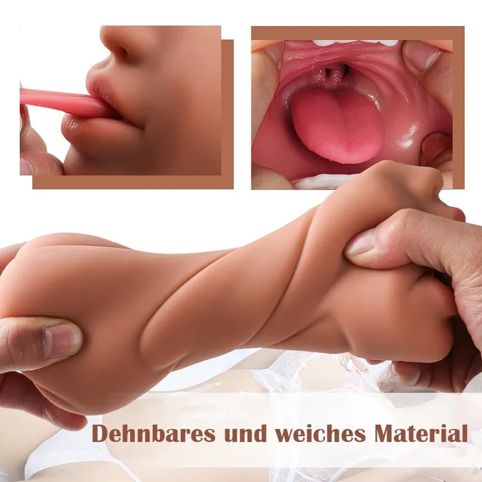 sohimide Male Sex Toys ALLIE Realistische Taschenmuschi mit Mund und Vagina