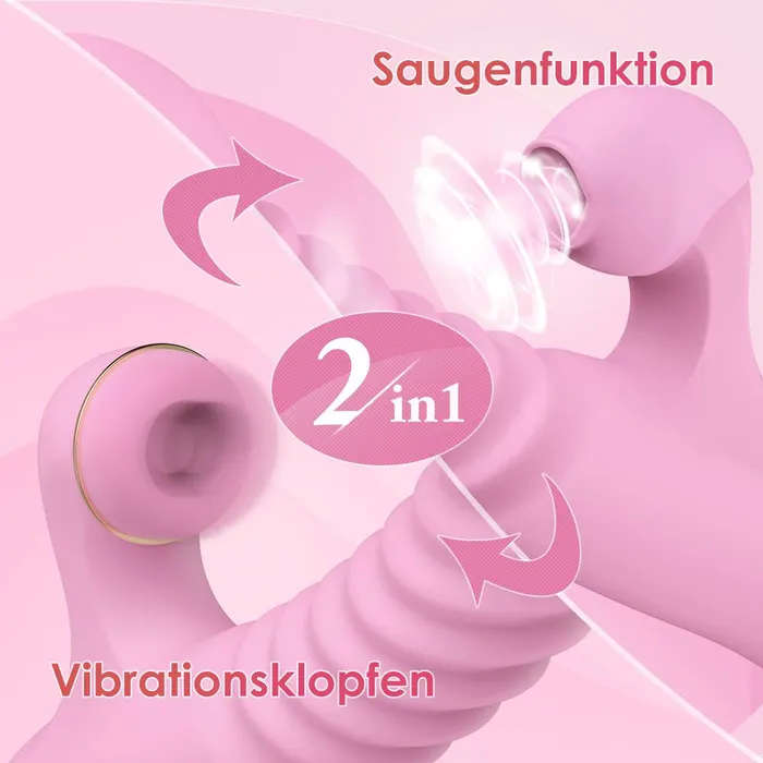 Sohimi Female Sex Toys Mondmia GPunkt Klitoris Vibrator mit Intelligenter Heiz und Teleskopfunktion