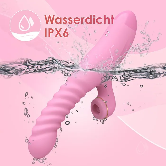 Sohimi Female Sex Toys Mondmia GPunkt Klitoris Vibrator mit Intelligenter Heiz und Teleskopfunktion