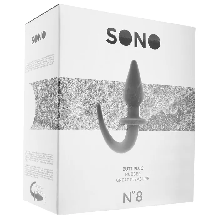 SONO No8 Butt Plug in Grey Shots Toys Anal