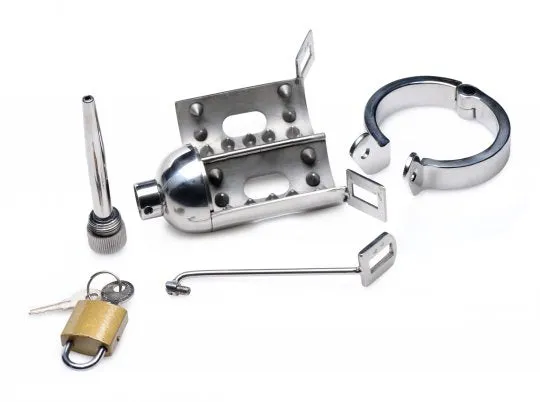 Spiked Cuck Chamber Chastity Cage Kinkstasy Male Sex Toys