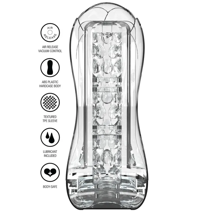 Toy Joy Sex Toys Male Sex Toys ToyJoy Hero Big Clear Blast Vacuum Stroker