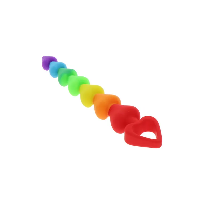 ToyJoy Rainbow Heart Anal Beads Toy Joy Sex Toys Anal ToyJoy Rainbow Heart Anal Beads Toy Joy Sex Toys Anal