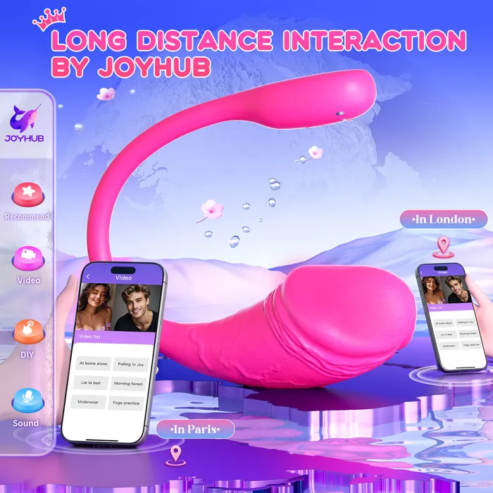 Tragbarer Eiervibrator mit Mehrfachstimulation und AppSteuerung Sohimi Vibrators Tragbarer Eiervibrator mit Mehrfachstimulation und AppSteuerung Sohimi Vibrators