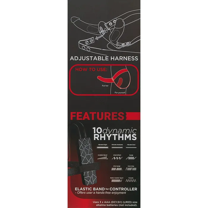 Various Toy Brands Double Thruster Vibrating Double Ended Dildo With Harness Female Sex Toys Various Toy Brands Double Thruster Vibrating Double Ended Dildo With Harness Female Sex Toys