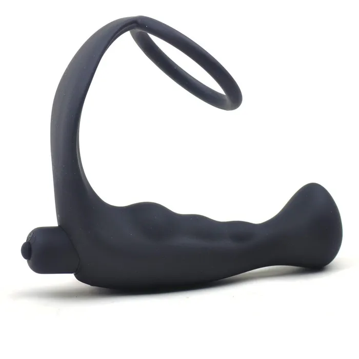 Various Toy Brands Male Sex Toys Black Anal Plug Vibrator with Cock Ring Combo Various Toy Brands Male Sex Toys Black Anal Plug Vibrator with Cock Ring Combo