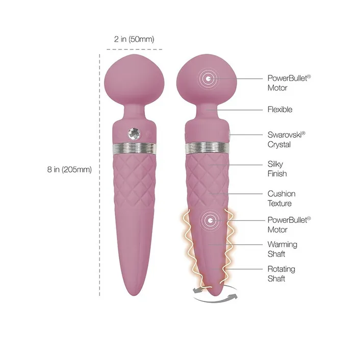 Vibrators BMS Enterprises Pillow Talk Sultray Wand Massager