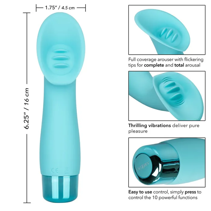 Vibrators Eden Climaxer Silicone Clitoral Vibe Waterproof 625 Inch California Exotic