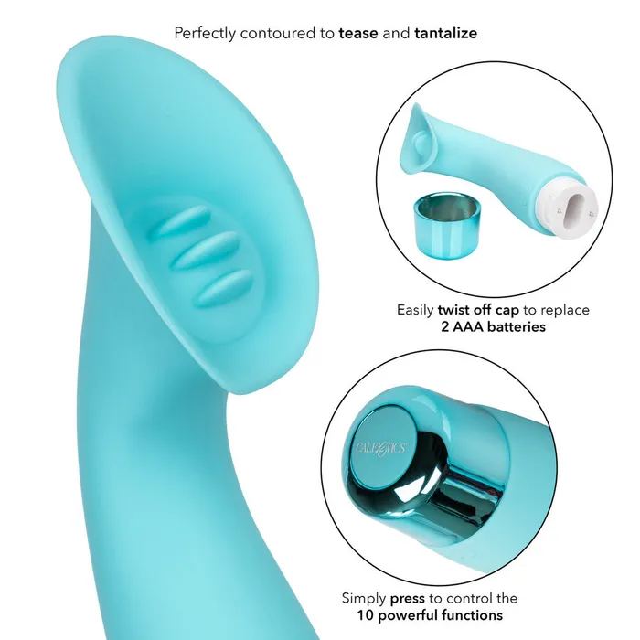 Vibrators Eden Climaxer Silicone Clitoral Vibe Waterproof 625 Inch California Exotic