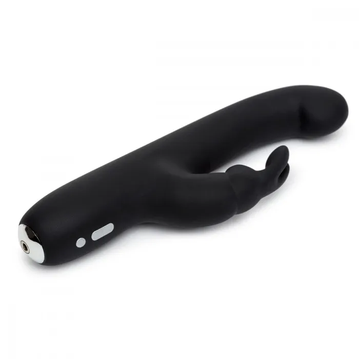 Vibrators Happy Rabbit Happy Rabbit Black Rechargeable Slimline GSpot Vibrator