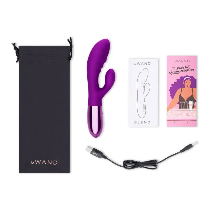 Vibrators Le Wand Le Wand Blend Chrome Rabbit Vibe