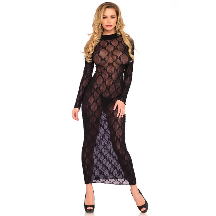 Vibrators Leg Avenue Lingerie Leg Avenue Long Sleeved Long Dress UK 8 to 14 Vibrators Leg Avenue Lingerie Leg Avenue Long Sleeved Long Dress UK 8 to 14