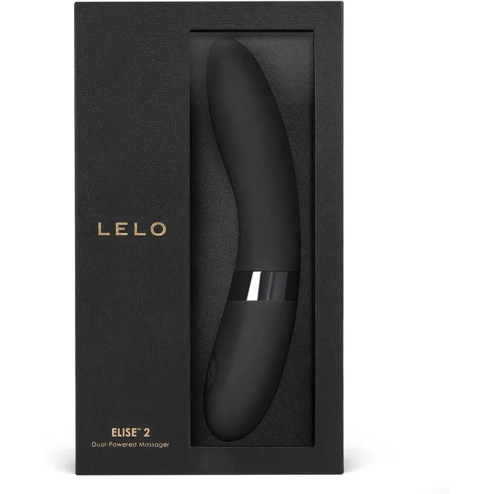 Vibrators Lelo Lelo Elise 2 Dual Powered G Spot Vibrator Black Vibrators Lelo Lelo Elise 2 Dual Powered G Spot Vibrator Black