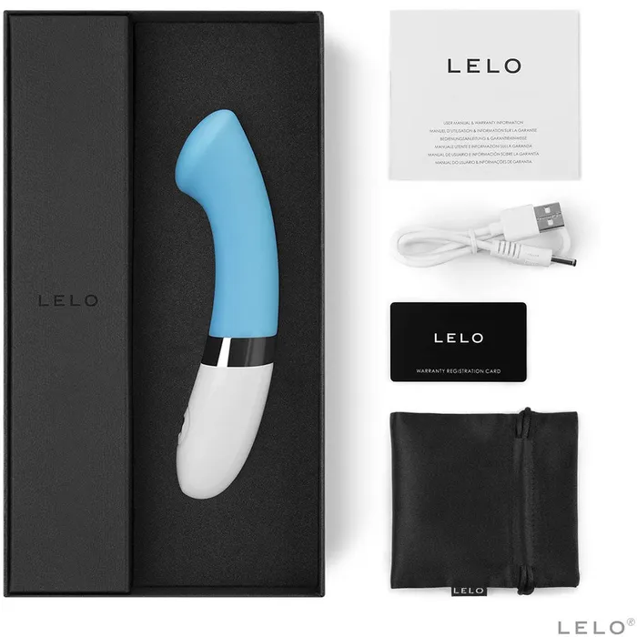 Vibrators Lelo Lelo Gigi 2 Turquoise Blue G Spot Vibrator