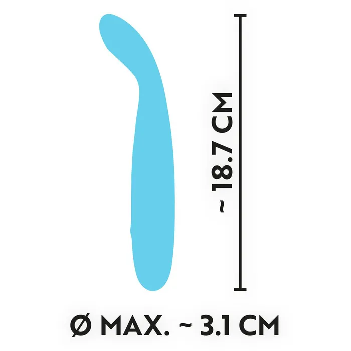 Vibrators You2Toys Cuties Silk Touch Rechargeable Mini Vibrator Blue Vibrators You2Toys Cuties Silk Touch Rechargeable Mini Vibrator Blue