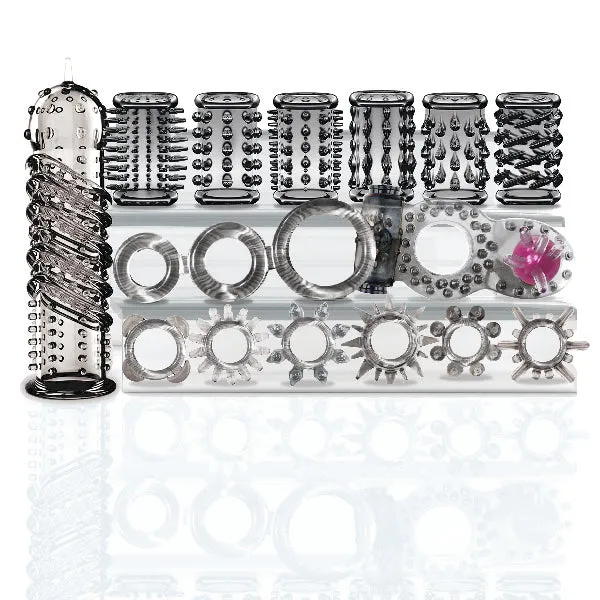 Willams Tradeing Company Male Sex Toys TRYCURIOUS COCK RING SLEEVE SET