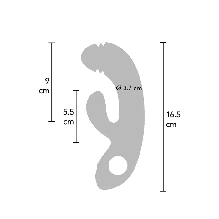 Xocoon Vibrators Xocoon Harmony Dual Touch Gspot Vibrator