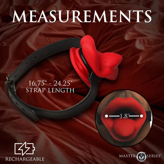 XR Brands Male Sex Toys Master Series Vibrating Sissy Mouth Gag
